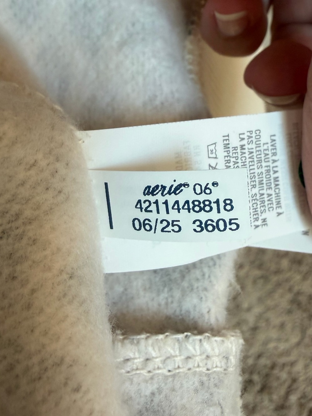 NWT Aerie Go-To Sweatshirt Neutral Leopard Print Oversized Size Small - Picture 15 of 16